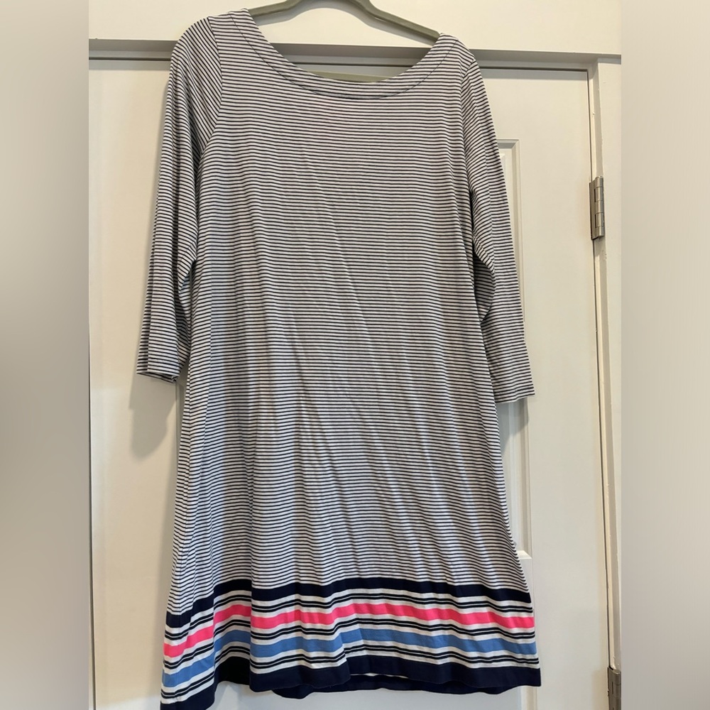LILLY PULITZER LADIES NOELLE BAYSIDE STRIPE DRESS size XL